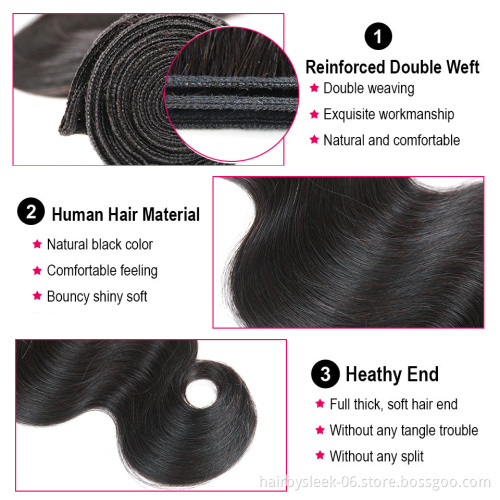 Rebecca Top grade Body Wave 8 to 28 inches Brazillian Remy Weave Best hair bundles 100% virgin human hair extension 100 hair